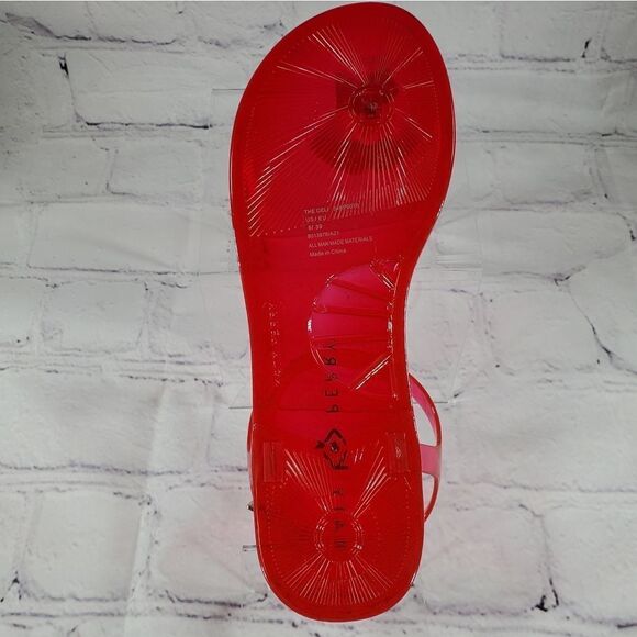 🔸️NIB Katy Perry Red Lips Geli Sandals Size 8 - Picture 7 of 10